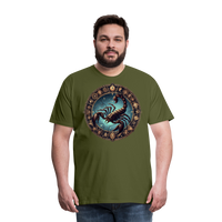 Thumbnail for Men's Mythical Scorpio Premium T-Shirt - olive green