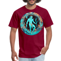 Thumbnail for Men's Mythical Aquarius Classic T-Shirt - burgundy