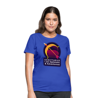 Thumbnail for Women's Glow Sagittarius T-Shirt - royal blue