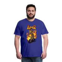 Thumbnail for Men's Fiery Aries Premium T-Shirt - royal blue