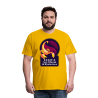 Thumbnail for Men's Glow Scorpio Premium T-Shirt - sun yellow