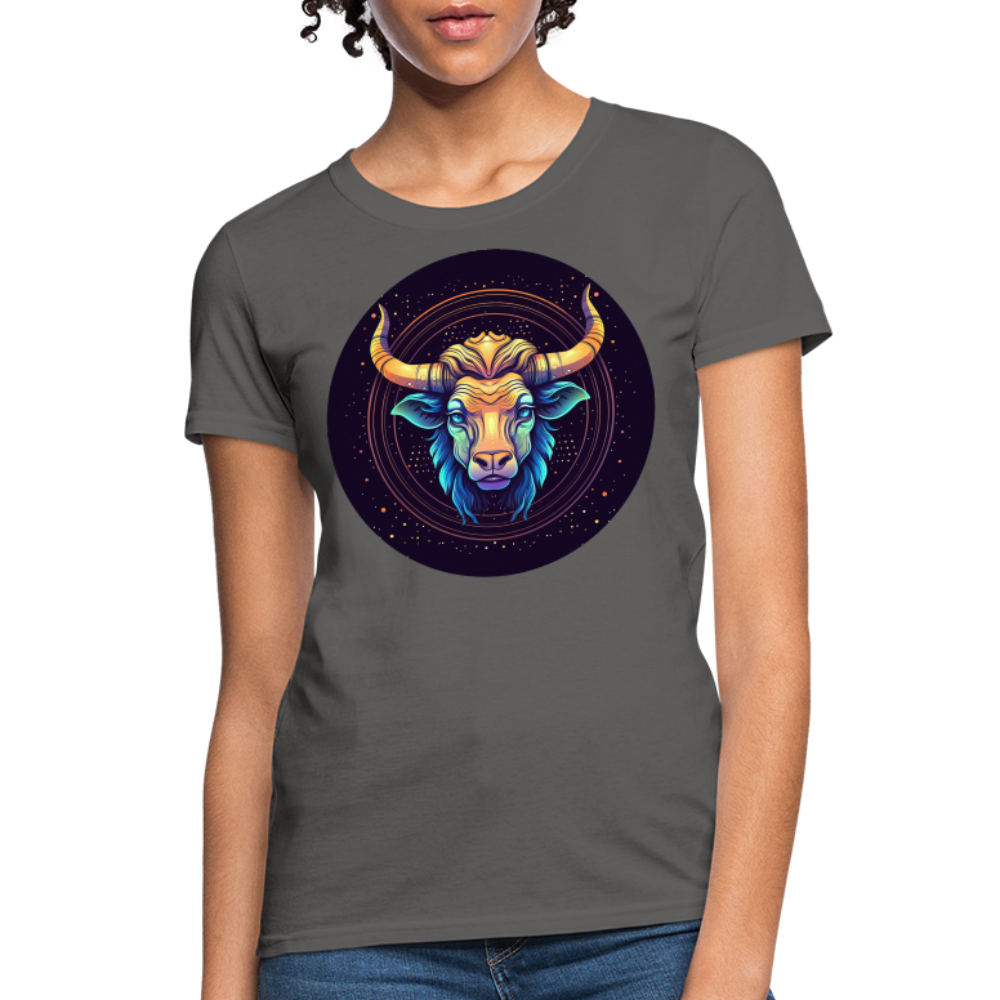 Women's Magic Taurus T-Shirt - charcoal