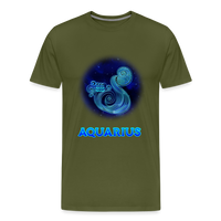 Thumbnail for Men's Aquarius Premium T-Shirt - olive green