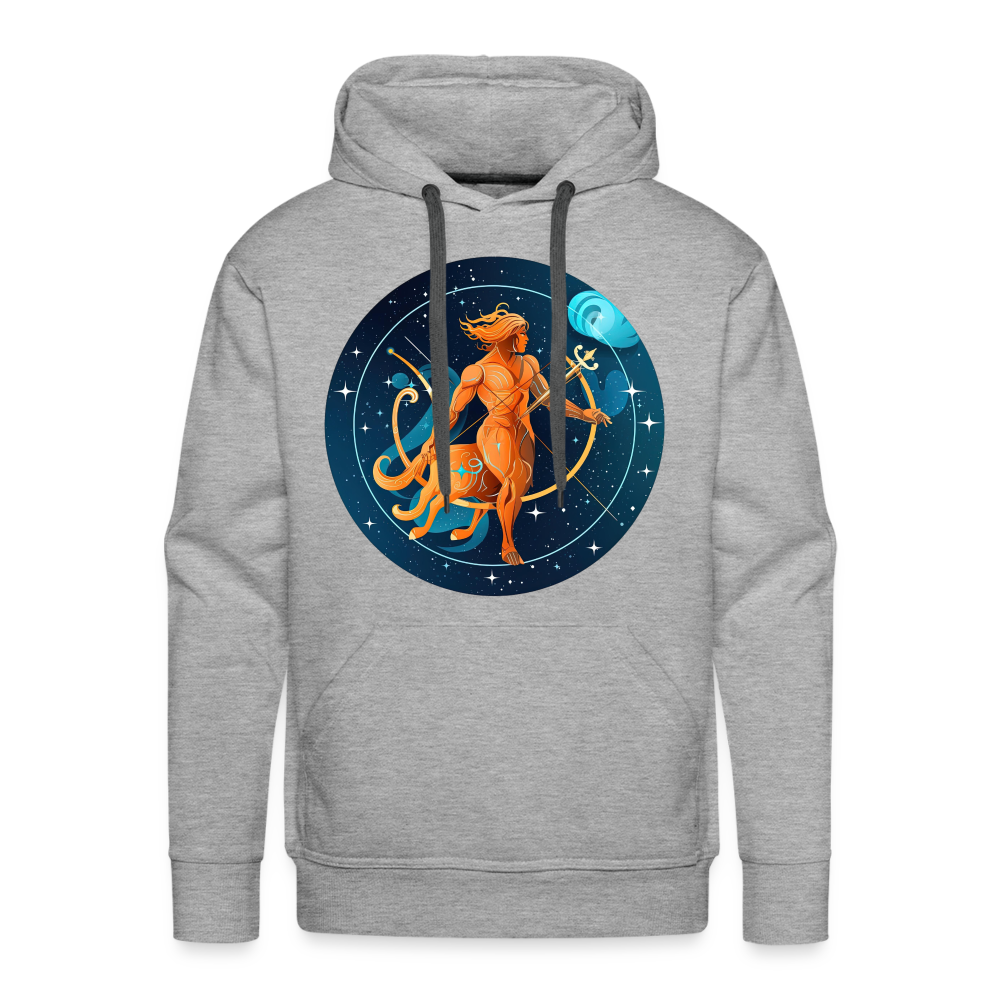 Men’s Mythical Sagittarius Premium Hoodie - heather grey