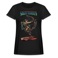 Thumbnail for Women's Astral Sagittarius Relaxed Fit T-Shirt - black