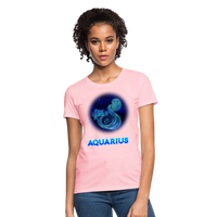 Thumbnail for Women's Stellar Aquarius T-Shirt - pink