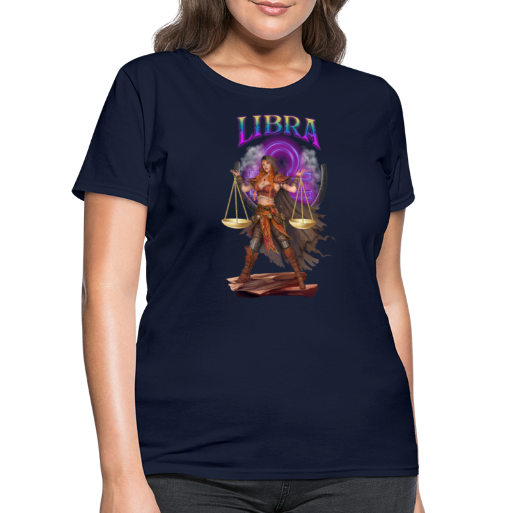 Astral Libra Women's T-Shirt - navy