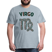 Thumbnail for Men's Power Words Virgo Premium T-Shirt - heather ice blue