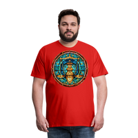 Thumbnail for Men's Mosaic Libra Premium T-Shirt - red