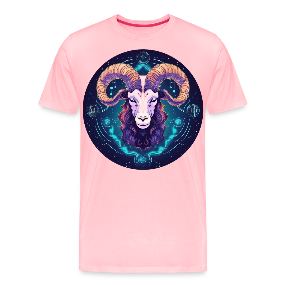 Men's Mystic Aries Premium T-Shirt - pink