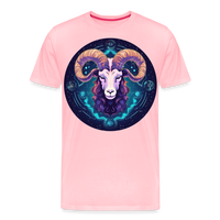 Thumbnail for Men's Mystic Aries Premium T-Shirt - pink