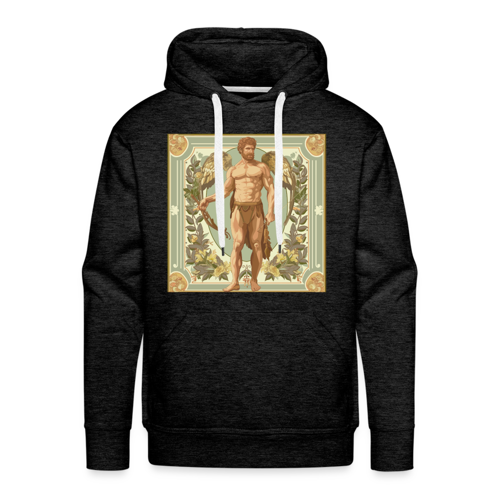 Men’s Mythical Virgo Premium Hoodie - charcoal grey