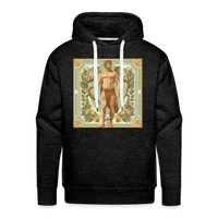 Thumbnail for Men’s Mythical Virgo Premium Hoodie - charcoal grey