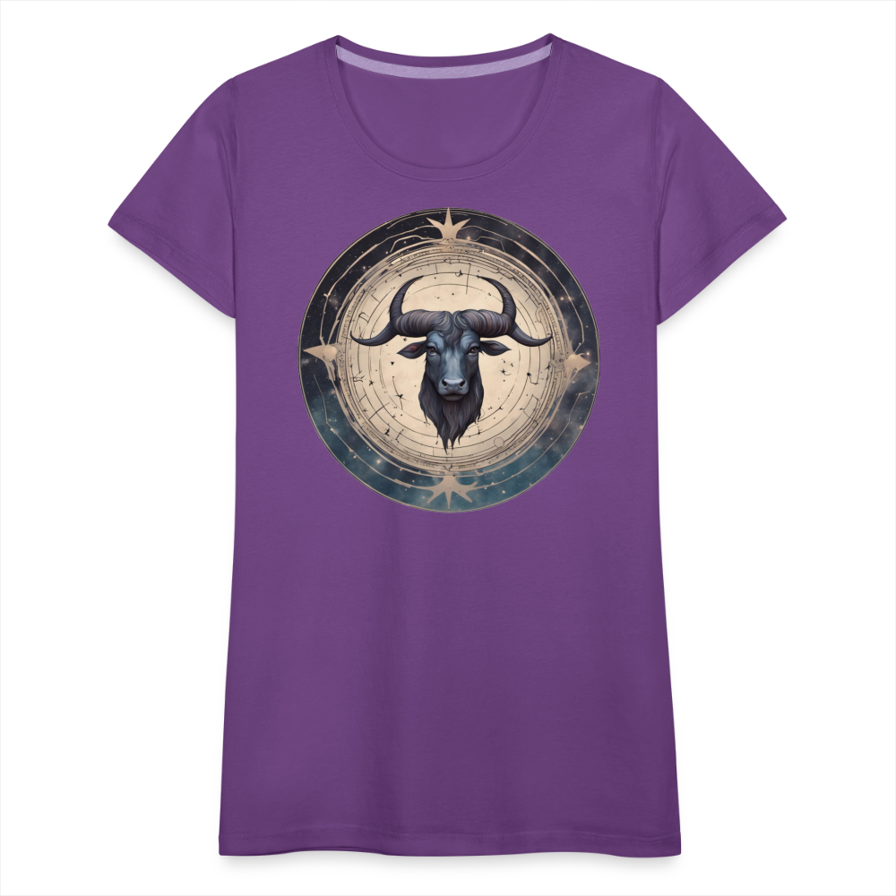 Women’s Mythical Taurus Premium T-Shirt - purple