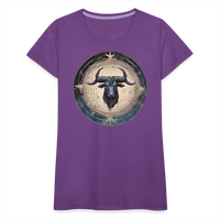 Thumbnail for Women’s Mythical Taurus Premium T-Shirt - purple