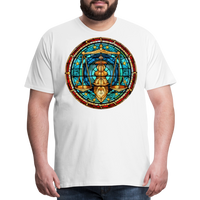 Thumbnail for Men's Mosaic Libra Premium T-Shirt - white