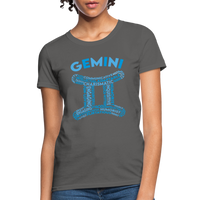 Thumbnail for Women's Power Words Gemini T-Shirt - charcoal