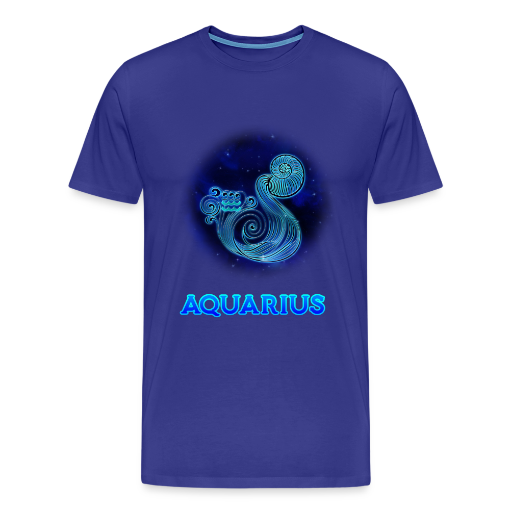 Men's Aquarius Premium T-Shirt - royal blue