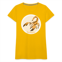 Thumbnail for Women’s Mosaic Scorpio Premium T-Shirt - sun yellow