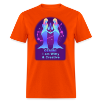 Thumbnail for Men's Neon Gemini Classic T-Shirt - orange