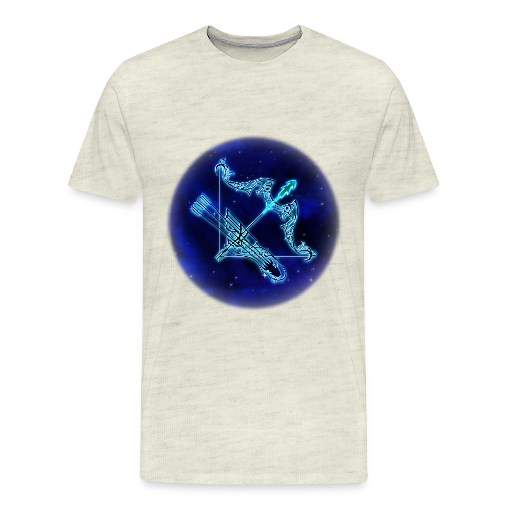 Men's Sagittarius Premium T-Shirt - heather oatmeal