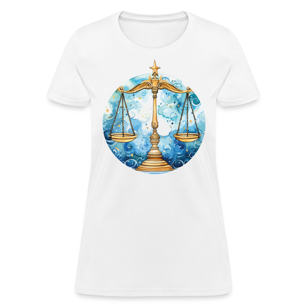 Women's Mythical Libra T-Shirt - white