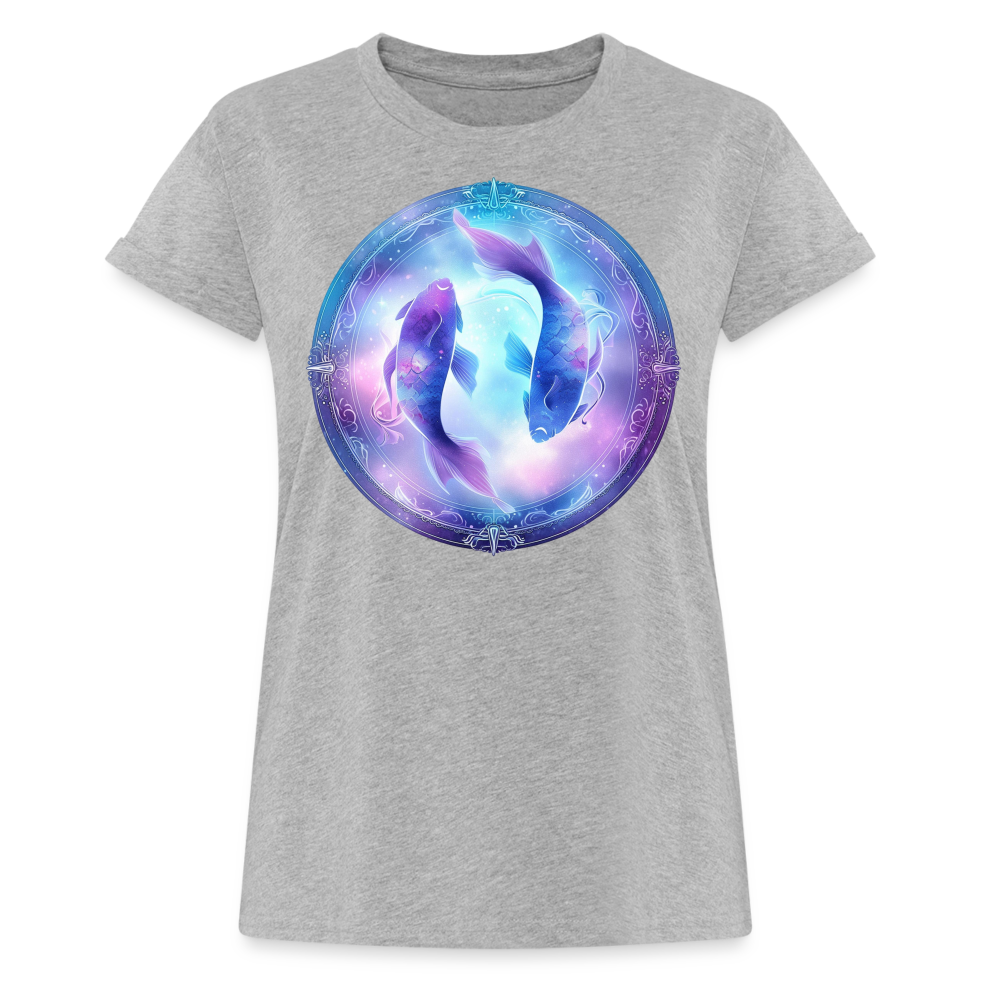 Women's Classic Pisces Relaxed Fit T-Shirt - heather gray