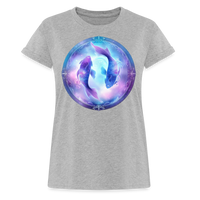 Thumbnail for Women's Classic Pisces Relaxed Fit T-Shirt - heather gray