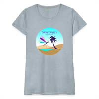 Thumbnail for Women's Dragonfly Oasis V.2 Premium T-Shirt - heather ice blue