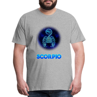 Thumbnail for Men's Scorpio Premium T-Shirt - heather gray