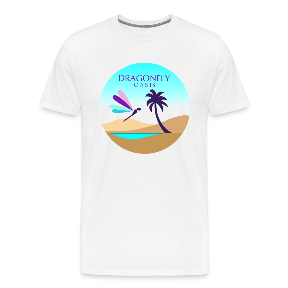 Men's Dragonfly Oasis v.2 Premium T-Shirt - white