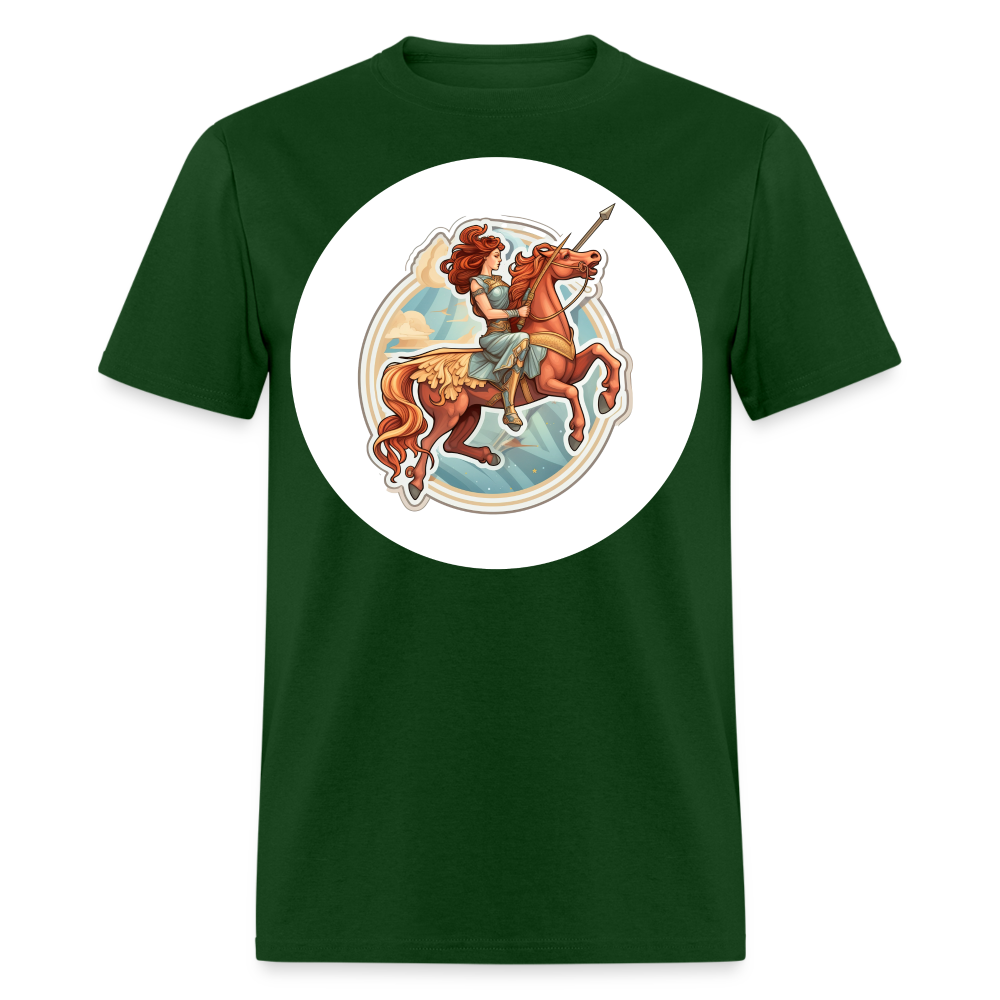 Men's Symbol Sagittarius Classic T-Shirt - forest green