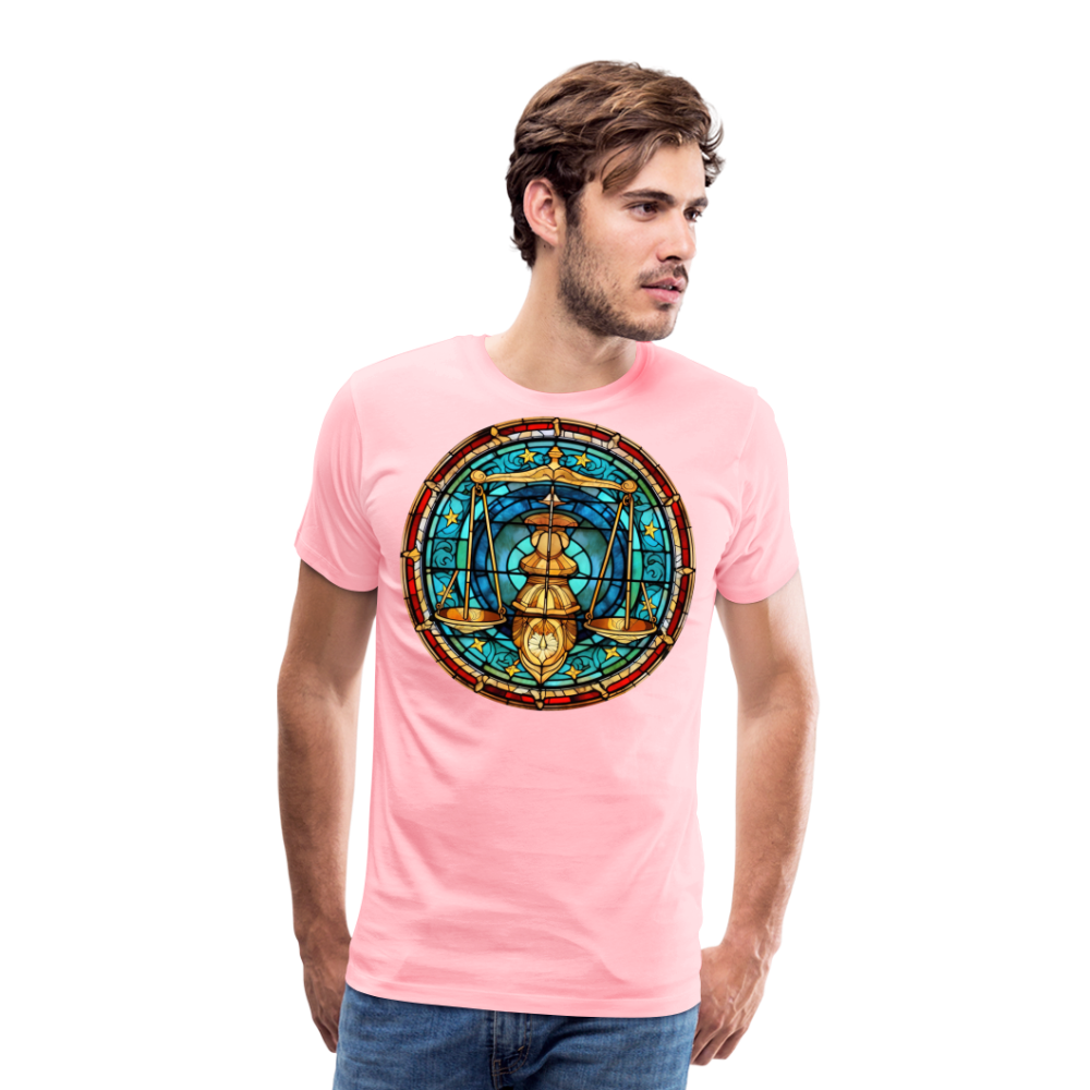 Men's Mosaic Libra Premium T-Shirt - pink