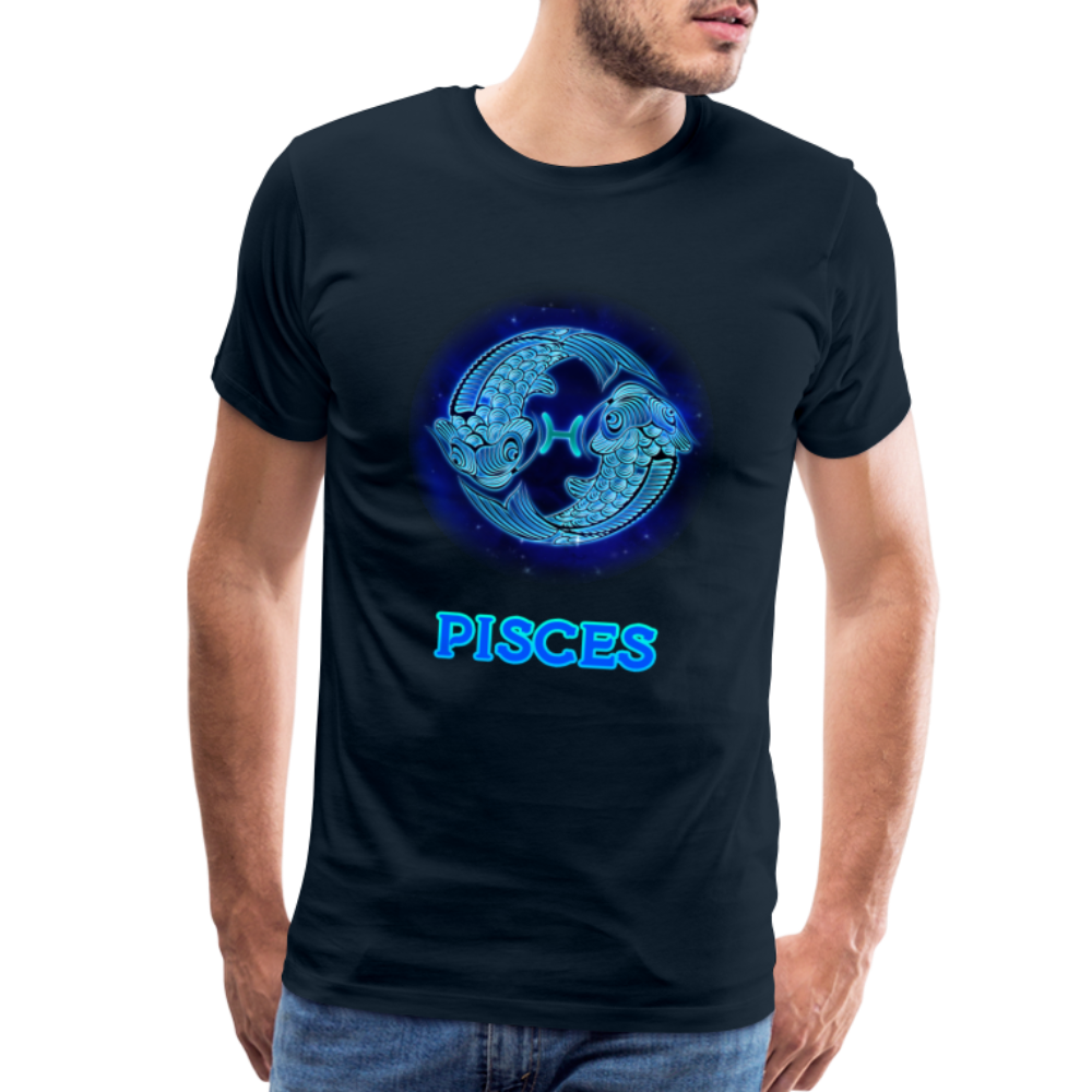 Men's Pisces Premium T-Shirt - deep navy