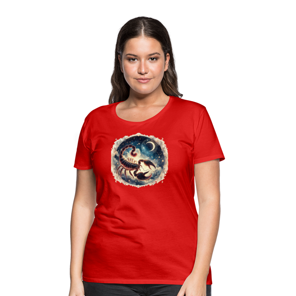 Women’s Mythical Scorpio Premium T-Shirt - red