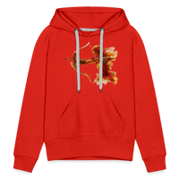 Thumbnail for Women’s Mythical Sagittarius Premium Hoodie - red