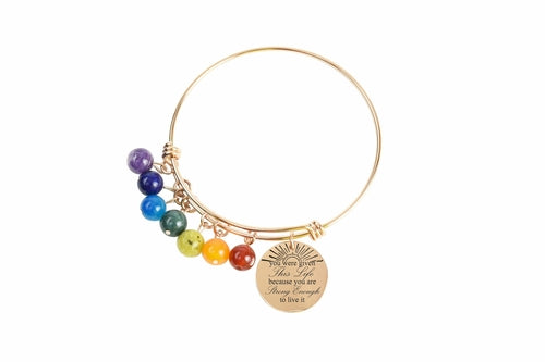 Genuine Chakra Inspirational Bangles