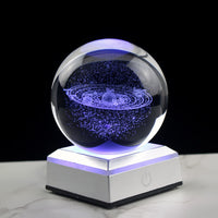 Thumbnail for 3D Crystsal Solar System Ball Laser Engraved Planets Glass Sphere Cosmic Model Globe Home Decoration Astronomy Gift