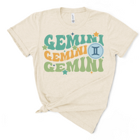 Thumbnail for Retro Gemini Graphic Tee