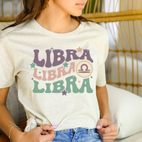 Thumbnail for Retro Libra Graphic Tee