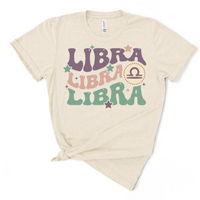 Thumbnail for Retro Libra Graphic Tee