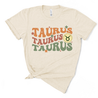 Thumbnail for Retro Taurus Graphic Tee