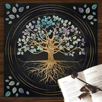 Thumbnail for Tree of Life Tablecloth / Pendulum Astrology Mat - Home Decoration