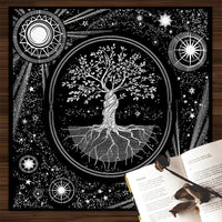 Thumbnail for Tree of Life Tablecloth / Pendulum Astrology Mat - Home Decoration
