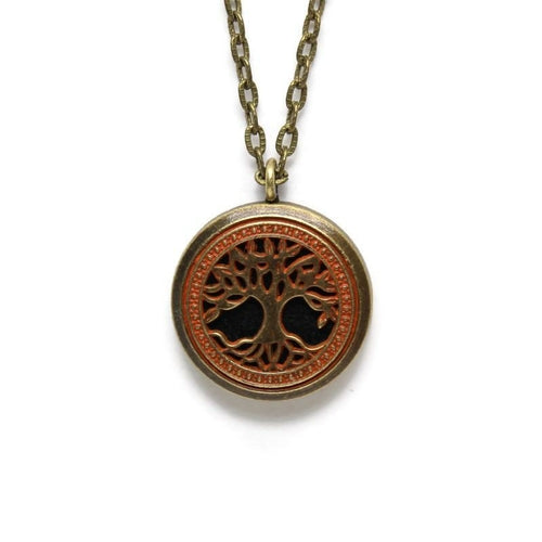 Tree of Life Oil Diffuser Necklace