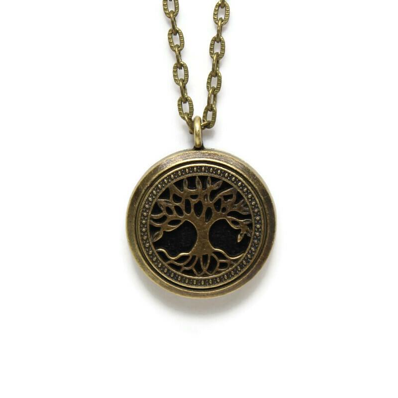 Tree of Life Oil Diffuser Necklace