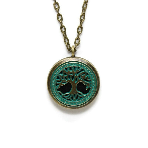 Tree of Life Oil Diffuser Necklace