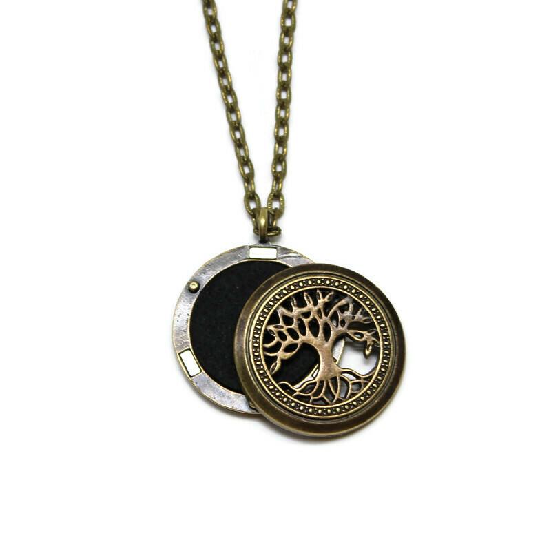 Tree of Life Oil Diffuser Necklace