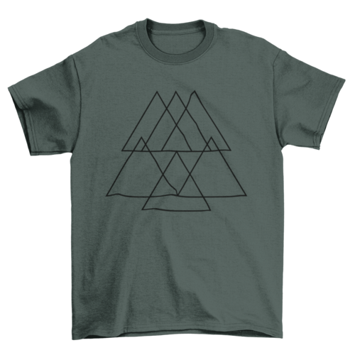 Abstract Pyramid T-Shirt