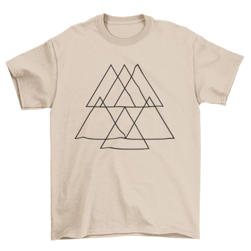 Abstract Pyramid T-Shirt